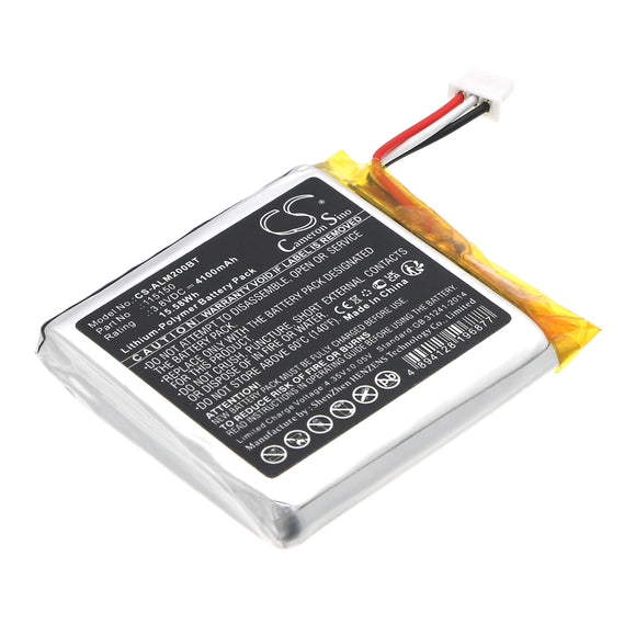 Battery for 2GIG Edge Remote Keypad 115150 3.8V Li-Polymer 4100mAh / 15.58Wh