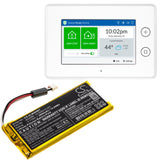 Battery for 2GIG GC3e Panel 10-000014-001, 823990 3.7V Li-Polymer 3800mAh / 14.