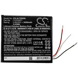 Battery for Alcatel OT-8068 TLP025F7, TLP025FA, TLP025FC 3.85V Li-Polymer 2450m