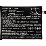 Battery for Alcatel A30 Tablet 4G LTE TLp040J1, TLP040K7 3.85V Li-Polymer 4000m