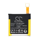 Battery for Amazfit A1918 PL512524G 3.85V Li-Polymer 350mAh / 1.35Wh