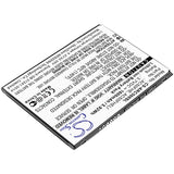 Battery for Archos GX395872 AC50FHE, AC50FHELI 3.7V Li-ion 1600mAh / 5.92Wh