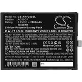Battery for Archos 5.5 Hero V3 AC55GR 3.8V Li-Polymer 2800mAh / 10.64Wh