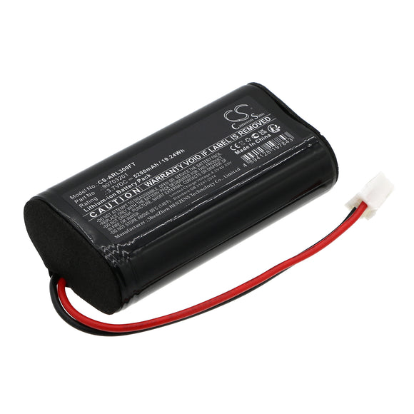 Battery for ADARO Adalit L-3000 90703201, L3.60 3.7V Li-ion 5200mAh / 19.24Wh