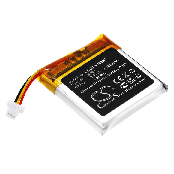 Battery for Alarm.com Video Doorbell 3795 3.7V Li-Polymer 500mAh / 1.85Wh