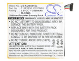 Battery for Asus Memo Pad 8 C11P1330, C11PN3H, C11Pn93 3.8V Li-Polymer 3500mAh 