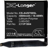 Battery for Asus ZS671KS 0B200-03740200, C11P1904 3.85V Li-Polymer 4800mAh / 18