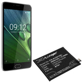 Battery for Acer Liquid Z6 Plus ATL456579, BT61 3.85V Li-Polymer 4000mAh / 15.4