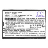 Battery for Bea-fon SL860_EU001B SL860 3.7V Li-ion 1450mAh / 5.37Wh
