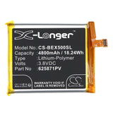 Battery for Bea-fon X5 Premium 625871PV 3.8V Li-Polymer 4800mAh / 18.24Wh