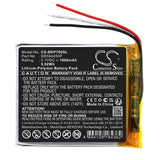 Battery for Becker TRANSIT7SLEU SR584450P 3.7V Li-Polymer 1600mAh / 5.92Wh
