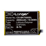 Battery for VIVO I2127 B-T6 3.87V Li-Polymer 4900mAh / 18.96Wh