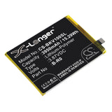 Battery for VIVO S10 B-R0 3.87V Li-Polymer 3950mAh / 15.29Wh