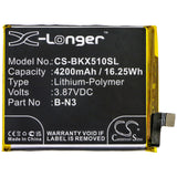 Battery for VIVO X51 5G B-N3 3.87V Li-Polymer 4200mAh / 16.25Wh
