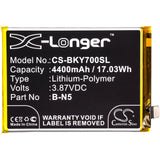 Battery for VIVO V2002A B-N5 3.87V Li-Polymer 4400mAh / 17.03Wh