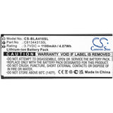 Battery for BLU Advance L4 C813443130L 3.7V Li-ion 1100mAh / 4.07Wh