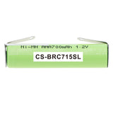 Battery for Braun FreeControl 1735 4HGAE-LFU, AAA HR-4U, HR-4U 1.2V Ni-MH 700mA