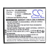 Battery for Brondi Centurion 1 KLB200N289 3.7V Li-ion 2000mAh / 7.40Wh