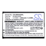 Battery for Brondi AMICO STONE KLB423450 3.7V Li-ion 900mAh / 3.33Wh
