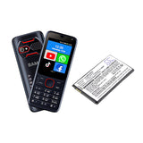 Battery for BRONDI ENERGY 4G AHB474067P 3.7V Li-Polymer 1750mAh / 6.48Wh