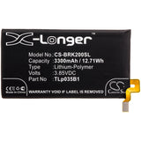 Battery for BlackBerry KEY2 TLp035B1 3.85V Li-Polymer 3300mAh / 12.71Wh