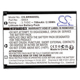 Battery for Bosch Nyon Bordcomputer S6EA 3.7V Li-ion 700mAh / 2.59Wh