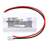 Battery for BTICINO 806312 MGN0916 2.4V Ni-CD 800mAh / 1.92Wh