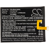 Battery for Blackview A10 V376073P 3.85V Li-Polymer 2700mAh / 10.40Wh