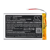 Battery for Onyx i62ML 355585, BBA10 3.7V Li-Polymer 1600mAh / 5.92Wh