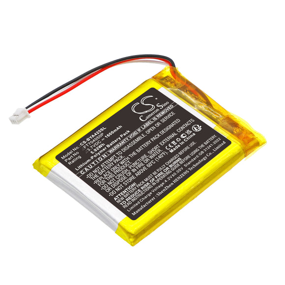 Battery for Babymoov A014431 FT704050P 3.7V Li-Polymer 1600mAh / 5.92Wh