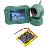 Battery for Babymoov Babyphone Yoo Twist FT704050P 3.7V Li-Polymer 1600mAh / 5.9