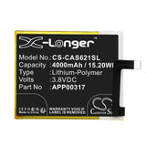 Battery for CAT S62 Pro APP00317 3.8V Li-Polymer 4000mAh / 15.20Wh
