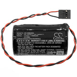 Battery for Cameron Nuflo MC-III Plus Flow Analyzers 9A-100005111, LS33600-CN1, 