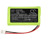 Battery for Commpact Secuself Control Panel BT1348, BT3021 4.8V Ni-MH 1500mAh /