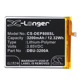 Battery for Doro DSB-022 DBU-3200A 3.85V Li-Polymer 3200mAh / 12.32Wh
