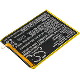 Battery for Doogee Y6 BAT6523200 3.8V Li-Polymer 3000mAh / 11.40Wh