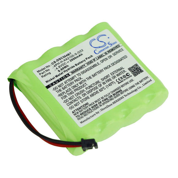 Battery for DSC WTK5504 wireless keypad 17000153, 4PH-H-AA2100-S-D22, DSC-BATT2