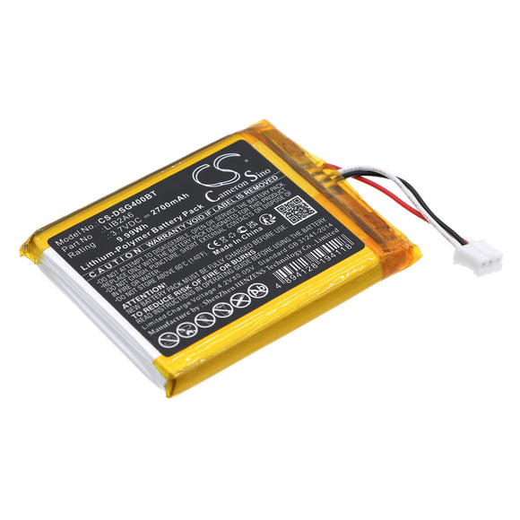 Battery for Visonic BGS-220 LIB2A6 3.7V Li-Polymer 2700mAh / 9.99Wh