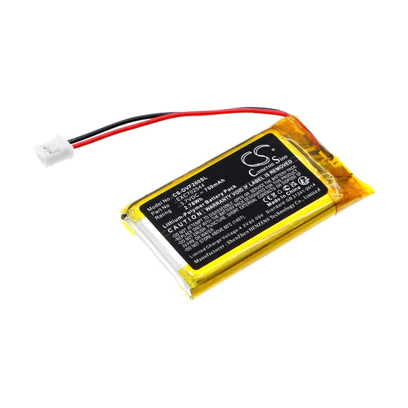 Battery for Divoom IFIT 2 EXC702544 3.7V Li-Polymer 750mAh / 2.78Wh