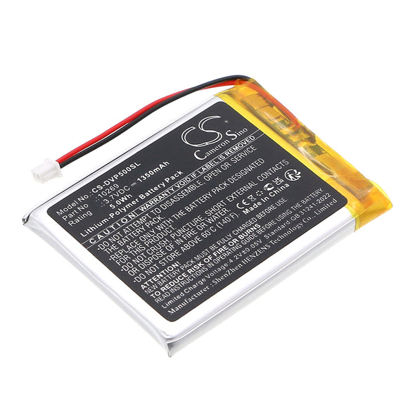 Battery for Dual DAB Pocket Radio 5 10269 3.7V Li-Polymer 1350mAh / 5.0Wh