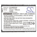 Battery for D-Link DWR-932M B9010, ES-M5 3.8V Li-ion 1800mAh / 6.84Wh