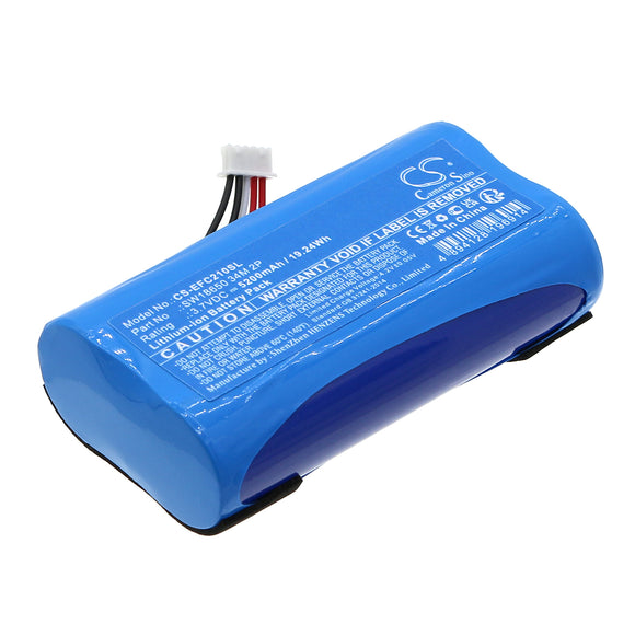 Battery for Eufy 2K Wireless Door Camera SW18650 34M 2P 3.7V Li-ion 5200mAh / 19
