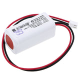 Battery for LumaPro 6CGL3 48H465, 48H465A, LP-483-JC2P 4.8V Ni-CD 300mAh / 1.44