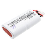 Battery for Eaton SV EURO 4 LED 40066071181 4.8V Ni-CD 2000mAh / 9.60Wh