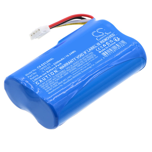 Battery for Ezviz DB2C 18650-03 3.7V Li-ion 5200mAh / 19.24Wh