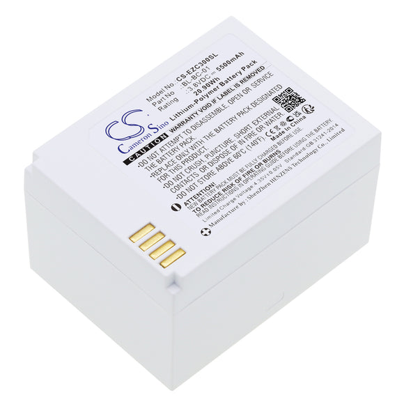 Battery for Ezviz C3A BL-BC-01 3.8V Li-Polymer 5500mAh / 20.90Wh