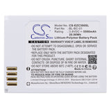 Battery for Ezviz C3A BL-BC-01 3.8V Li-Polymer 5500mAh / 20.90Wh