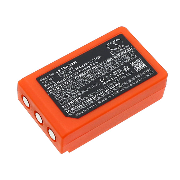 Battery for HBC Patrol S BA221030 3.6V Ni-MH 700mAh / 2.52Wh