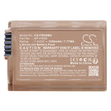 Battery for Sony SLT-A37K NP-FW50 7.4V Li-ion 1050mAh / 7.77Wh