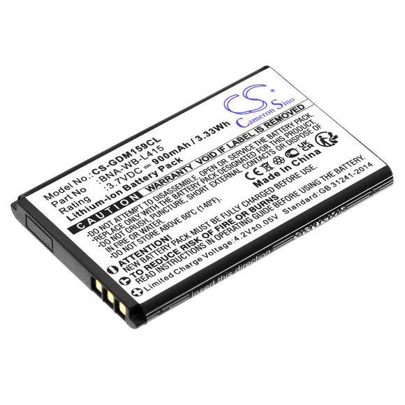 Battery for Grandstream 1595 BNA-WB-L415 3.7V Li-ion 900mAh / 3.33Wh